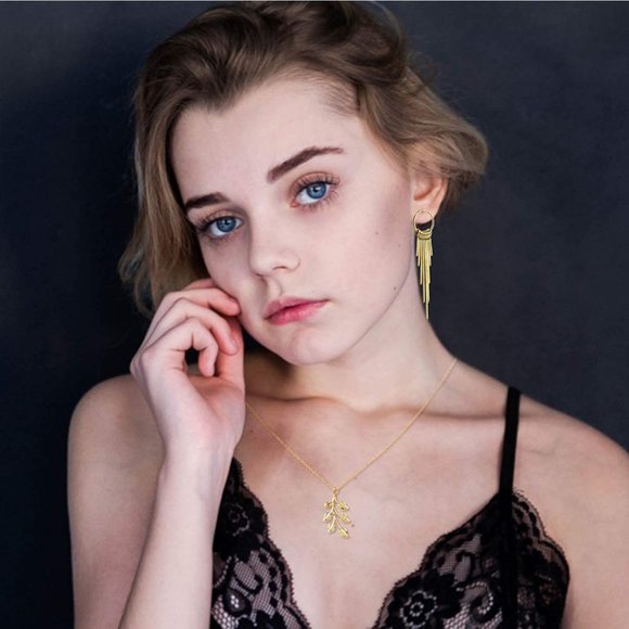 51 PCS Gold Silver Jewelry Set with 6 PCS Necklace,9 PCS Bracelet,36 PCS… - Picture 9 of 12